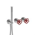 Miscelatore doccia ad Incasso a 2 uscite con doccetta Fantini AW/PIPE T584B | Edilceram Design