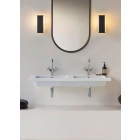 Doppio Lavabo a Parete / Incasso in Ceramica GSI Ceramica Norm 8627111 | Edilceram Design