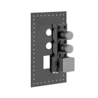 Parte incasso Miscelatore termostatico alta portata 2 uscite indipendenti Gessi 43103 | Edilceram Design