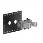 Parte incasso miscelatore doccia a parete 2 vie Gessi 54073 | Edilceram Design