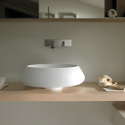 Agape Bjhon 2 ACER1084 lavabo da appoggio in Cristalplant | Edilceram Design