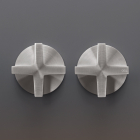 Cea Design Cross CRX 32 miscelatore a muro con rubinetti d'arresto | Edilceram Design