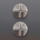 Cea Design Cross CRX 50 miscelatore termostatico a muro per doccia | Edilceram Design