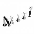 Set Vasca Doccia da Appoggio Stella 130 3256TR308 | Edilceram Design