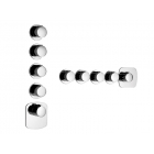 Gessi Tondo Wellness 43238 miscelatore termostatico a muro per doccia | Edilceram Design