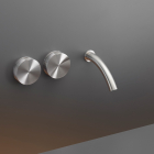 Cea Design Giotto GIO 10 miscelatore bicomando a muro con bocca di erogazione | Edilceram Design