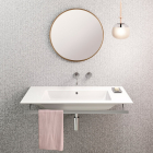 Lavabo da Appoggio / a Parete in Ceramica GSI Pura 8844111 | Edilceram Design