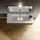 Lavabo da Appoggio / a Parete in Ceramica GSI Pura 8840111 | Edilceram Design