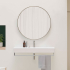 Lavabo da Appoggio / a Parete in Ceramica GSI Kube 9424111 | Edilceram Design