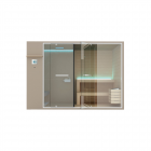 Hammam + Doccia + Sauna Hafro Ethos SET40097 | Edilceram Design