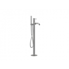 Daniel Tokyo Steel SSTX678 miscelatore a pavimento per vasca da bagno con kit doccia | Edilceram Design