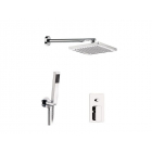 Daniel Tiara TA615ZOL set doccia a muro con soffione e miscelatore vasca con deviatore | Edilceram Design