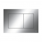 Placca Wc 2 tasti plastica cromato Tecenow 9240401 | Edilceram Design