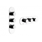Gessi Tondo Wellness 43072 miscelatore termostatico a muro per doccia | Edilceram Design