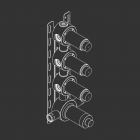 Parte ad incasso Cea UCS30 | Edilceram Design