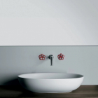 Boffi Fisher Island WRAFAE01 lavabo da appoggio in Cristalplant | Edilceram Design