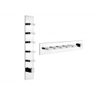 Gessi Rettangolo Wellness 43030 miscelatore termostatico a muro per doccia | Edilceram Design