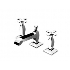 Zucchetti Bellagio ZB1425 miscelatore 3 fori soprapiano per lavabo con aeratore | Edilceram Design