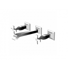 Zucchetti Bellagio ZB1699 miscelatore 3 fori a muro per lavabo con aeratore | Edilceram Design