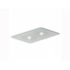 Zucchetti Isyshower Z94148 soffione doccia a soffitto con doppia luce | Edilceram Design