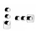 Gessi Tondo Wellness 43234 miscelatore termostatico a muro per doccia | Edilceram Design