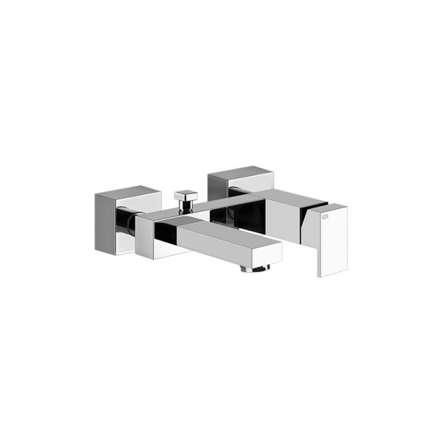 Gessi Rettangolo J 20013 miscelatore esterno per vasca da bagno con deviatore | Edilceram Design
