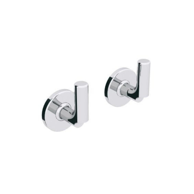 Coppia Appendiabiti cromo Lineabeta Sbecà 61107.29.00 | Edilceram Design