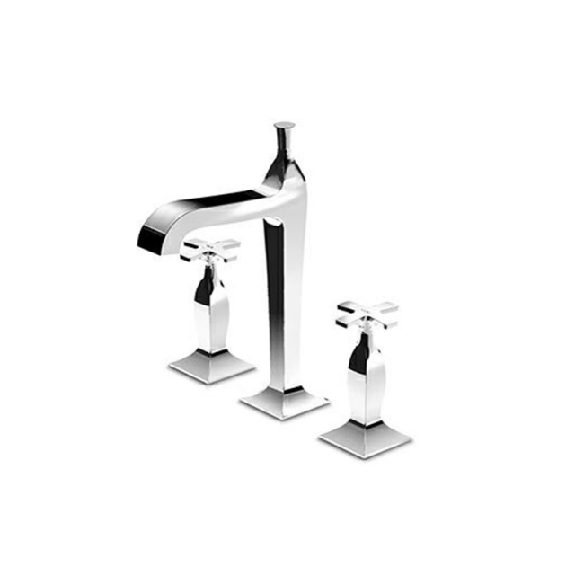 Zucchetti Bellagio ZB1426 miscelatore 3 fori soprapiano per lavabo con aeratore | Edilceram Design