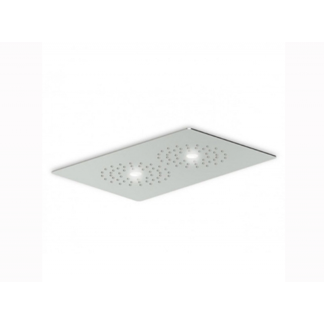Zucchetti Isyshower Z94148 soffione doccia a soffitto con doppia luce | Edilceram Design